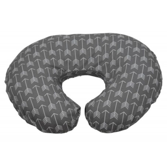 Adorology Cotton Nursing Pillow Cover Gray Arrow Print Baby Shower Gift - Picture 2 of 6